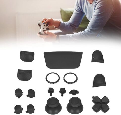 أزرار وحدة تحكم Ps5، وأزرار خلفية Ps5، ومجاديف لاستبدال وحدة تحكم Ps5 D-pad R1 L1 R2 L2 مشغلات خيارات المشاركة وأزرار الوجه المتوافقة مع وحدة تحكم ps5 in Saudi Arabia
