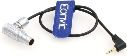 Eonvic Preston MDR 3/4 Run/Stop Cable for Sony FX6/9 10 Pin Male Right Angle to LANC 2.5mm TRS Right Angle (Right Angle 10 Pin) in Saudi Arabia