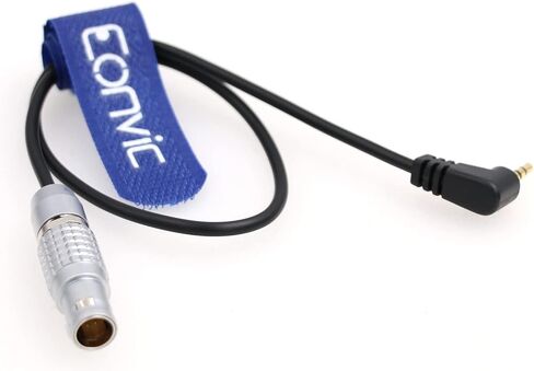 Eonvic Preston MDR 3/4 Run/Stop Cable for Sony FX6/9 10 Pin Male Right Angle to LANC 2.5mm TRS Right Angle (Right Angle 10 Pin) in Saudi Arabia
