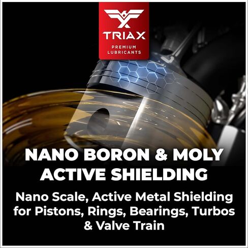 TRIAX Synergy SRT 5W-30; Full Synthetic PAO-Ester Engine Oil, 20K Mile Drain, Moly/Boron Friction Modified, API SP Licensed, Dex2 Gen 3, 3x Wear Protection (1 Quart) in Saudi Arabia