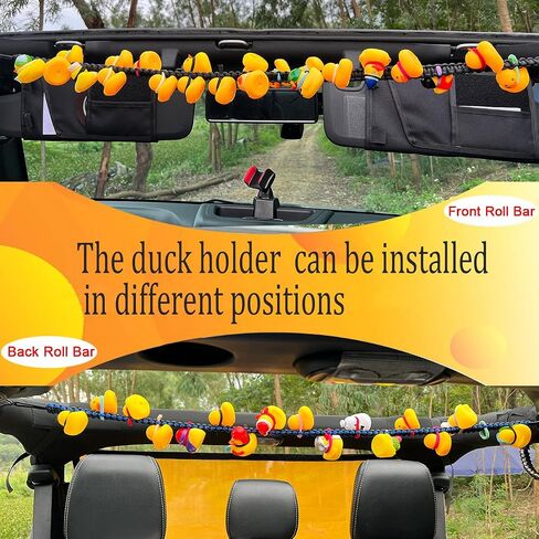 Duck Holder for Jeep,Paracord Duck Holder for Jeep Wrangler,Duck Mount Holder Compatible with Jeep Wrangler TJ JK&JL,Car Paracord Duck Holder,Red (1PCS) in Saudi Arabia