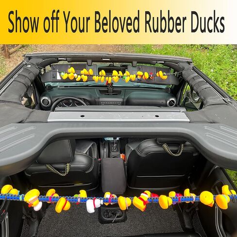 Duck Holder for Jeep,Paracord Duck Holder for Jeep Wrangler,Duck Mount Holder Compatible with Jeep Wrangler TJ JK&JL,Car Paracord Duck Holder,Red (1PCS) in Saudi Arabia