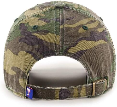 47 MLB Camo Clean Up Adjustable Hat, Adult One Size Fits All (Texas Rangers Camo) in Saudi Arabia