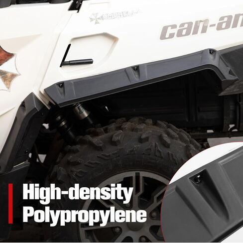 HAKA TOUGH XXL Fender Flares for Can Am Commander 1000 2011-2020، استبدال 715002451، 715001013، مشاعل حاجز التغطية الكاملة لملحقات وصلات اللوحات الطينية Commander Max 800، 8 قطع in Saudi Arabia