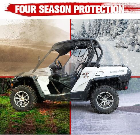 HAKA TOUGH XXL Fender Flares for Can Am Commander 1000 2011-2020، استبدال 715002451، 715001013، مشاعل حاجز التغطية الكاملة لملحقات وصلات اللوحات الطينية Commander Max 800، 8 قطع in Saudi Arabia