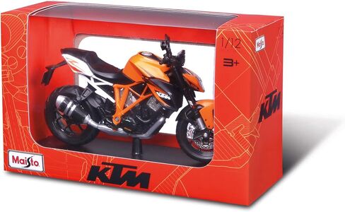 دراجة نارية مايستو M32710 1:12-KTM 1290 سوبر ديوك آر، تصميمات وألوان متنوعة in Saudi Arabia