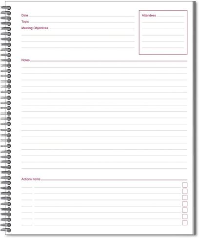 MEA06132 - Side-Bound Guided Business Notebook in Saudi Arabia