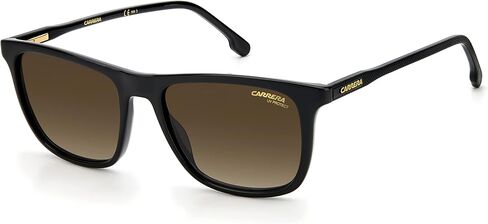 Carrera Men's 261/S Rectangular Sunglasses, Black, 53mm, 18mm in Saudi Arabia
