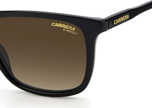Carrera Men's 261/S Rectangular Sunglasses, Black, 53mm, 18mm in Saudi Arabia