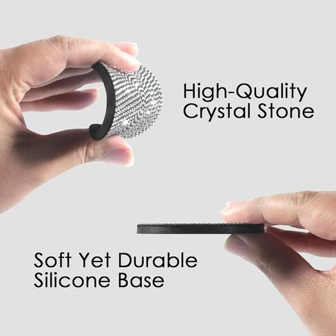 4 قطع من قواعد أكواب السيارة العالمية، 2.76 بوصة من الكريستال اللامع حامل أكواب المشروبات، ملحقات داخلية للسيارة لشاحنة سيارات الدفع الرباعي، سيارة لامعة للنساء، الحفلات، أعياد الميلاد (بلينغ) in Kuwait