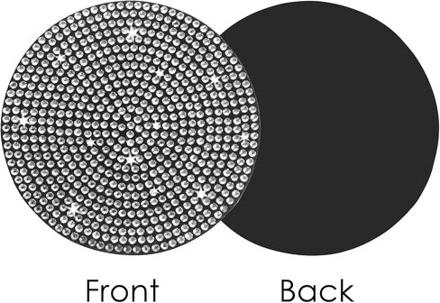 4 قطع من قواعد أكواب السيارة العالمية، 2.76 بوصة من الكريستال اللامع حامل أكواب المشروبات، ملحقات داخلية للسيارة لشاحنة سيارات الدفع الرباعي، سيارة لامعة للنساء، الحفلات، أعياد الميلاد (بلينغ) in Kuwait