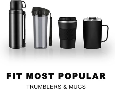 محول موسع لحامل أكواب السيارة مع قاعدة قابلة للتعديل، متوافق مع يتي 14/24/36 رامبلرز، قوارير مائية 32/40 أونصة، أكواب زجاجات كبيرة أخرى بمقاس 2.2 بوصة - 4.0 بوصة in Kuwait