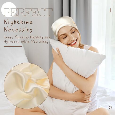DIVINA VITAE 35" Large Satin Scarf Beige Head Scarf Beige Silk Hair Wrap for Sleeping Large Satin Head Scarf for Women Fashion Square Beige Bandanas Large Head Scarves for Sleeping Head Wraps in Kuwait