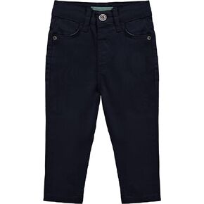 Lilax Boys Chino Pants, Stretchy Cotton Pull-On Pants
