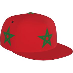 Cute Flag Baseball Cap Trucker Hats Adjustable Snapback Hat for Men Women Unisex Patriotic Flat Bill Brim Hats