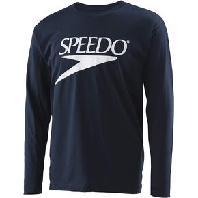 Speedo T-Shirt Long Sleeve Crew Neck Vintage