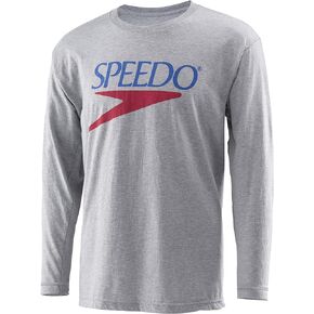 Speedo T-Shirt Long Sleeve Crew Neck Vintage