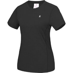 Little Donkey Andy Women's Short Sleeve Quick Dry T-Shirt Sun Protection Workout Stretch Basic Tops Tee
