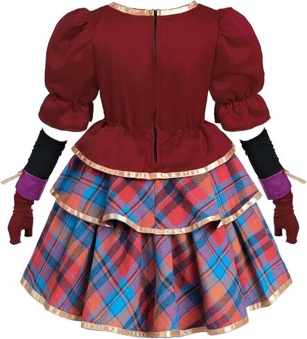 LTAKK Mad Hatter Costume Girls Halloween Kids Mad Hatter Cosplay Full Set for Girl in Saudi Arabia