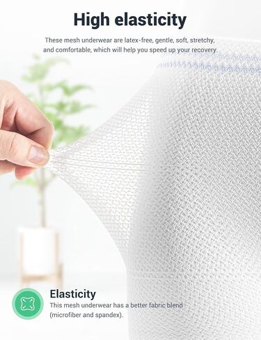 CARER Healthcare Incontinence Pregnancy Mesh Underwear, 15pcs, XXL in Kuwait
