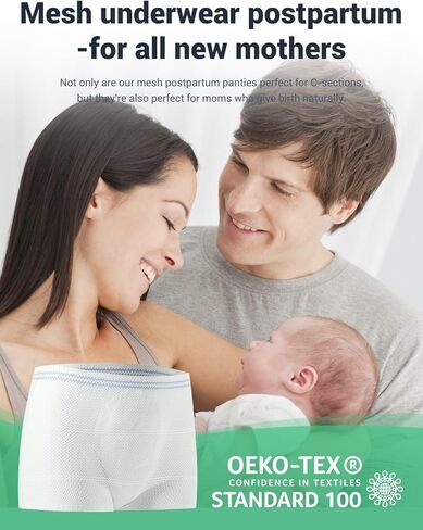 CARER Healthcare Incontinence Pregnancy Mesh Underwear, 15pcs, XXL in Kuwait