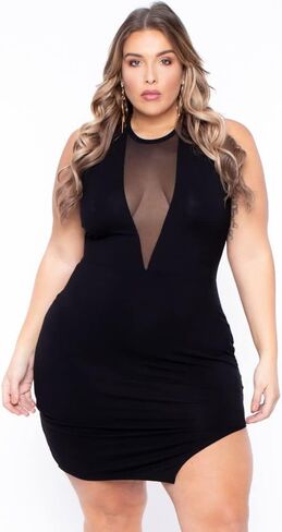 فستان ROSIANNA قصير بدون أكمام للنساء، رقبة على شكل V، قميص صيفي كاجوال بدون أكمام، فساتين صغيرة بمقاسات كبيرة in Kuwait