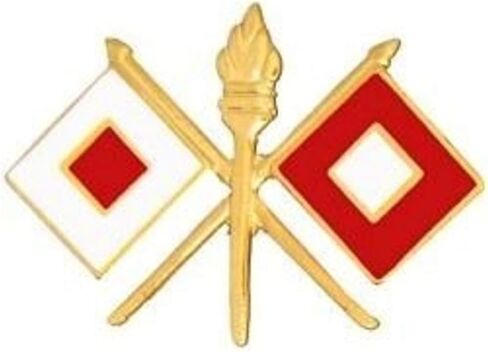 US Army Signal Corps Lapel Pin or Hat Pin in Saudi Arabia