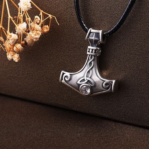 الرجال قلادة الحرق للرماد - 925 الفضة الاسترليني رأس السهم صيد السمك فايكنغ ثور Hamme تذكار جرة قلادة الرماد حامل المجوهرات هدية تذكارية للجنسين in Saudi Arabia