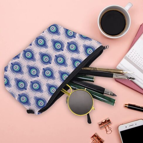 Cosmetic Pouch for Women, Waterproof Makeup Bags Roomy Toiletry Pouch Portable Washing Bag Adorable Travel Accessories Gifts (Aloha) in Saudi Arabia