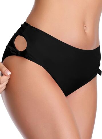 SHEKINI المرأة بيكيني القاع انقطاع Hispter ملابس السباحة أسفل الأزهار منتصف الخصر الكلاسيكية موجز in Kuwait