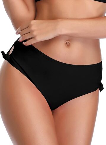 SHEKINI المرأة بيكيني القاع انقطاع Hispter ملابس السباحة أسفل الأزهار منتصف الخصر الكلاسيكية موجز in Kuwait