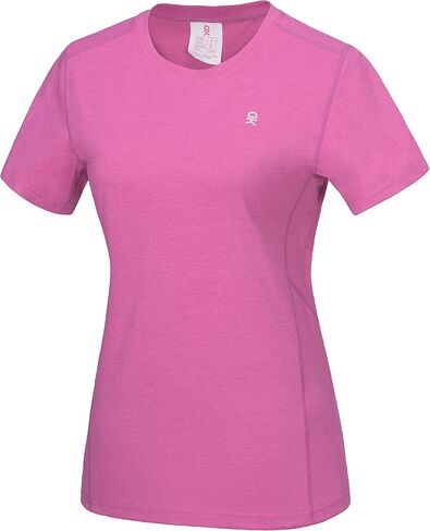 Little Donkey Andy Women's Short Sleeve Quick Dry T-Shirt Sun Protection Workout Stretch Basic Tops Tee in Saudi Arabia