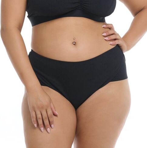 Body Glove Women's Coco Plus High Waist Bikini Bottom Swimsuit, Available in Sizes 1x, 2X, 3X in Saudi Arabia