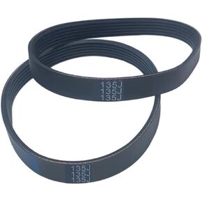 2 Pack 135J6 Planer Drive Belt for Ryobi AP10 AP-12, Delta 22-540 TP300, Ridgid, Craftsman
