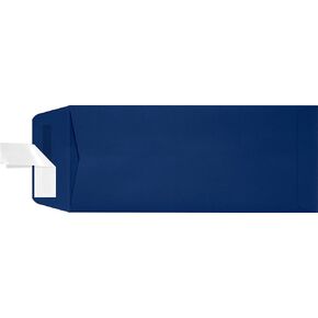 LUXPaper #10 Policy Business Envelopes | Peel & Press | 4 1/8" x 9 1/2" | Navy Blue | 80lb. Text | 50 Qty