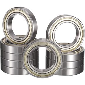 6905ZZ محامل الأخدود العميق، ID 25 مم × OD 42 مم × العرض 9 مم محامل كروية معدنية مزدوجة محمية، مشحم مسبقًا (GCr15) فولاذ كروم 10 قطع in Kuwait