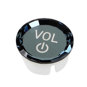 Jaronx Compatible with BMW Crystal Volume Knob Button Cover, Crystal Volume Button Replacement Glass Volume Control Knob Compatible with BMW 3 4 8 X5 X6 X7 Z4/ G20 G22 G14 G15 G05 G06 G07 G29