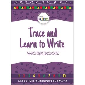 Bright Autism Trace and Learn to Write Workbook, Trace line, Shapes, Numbers and Letters workbook for Kids, Preschool Workbook, Pre-Writing, Pre-Reading