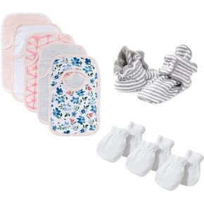 Burt's Bees Baby Bibs, Lap-Shoulder Drool Cloths, 100% Organic Cotton with Absorbent Terry Towel Backing