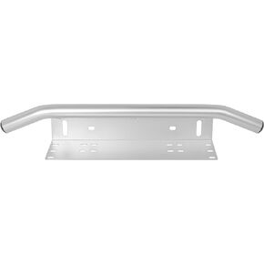 Jtron Car Universal Front Bumper License Plate Frame Mount Bracket Holder License Plate Bumper Frame for Off Road Jeep LED Work Light Bar Mounting Bracket with Front Bull Bar (Black)
