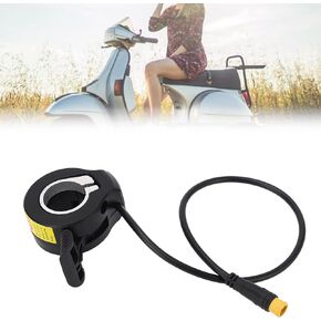 Pissente Thumb Throttle, 130X Thumb Throttle Speed Control Accessories Waterproof Connector Finger Throttle Accelerator Speed Control for Electric Scooters E‑Bike
