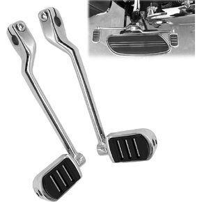 Heel Toe Shift Pegs Front and Rear Shifter Levers Pedals Compatible with Harley Davidson 1986-2017 FL Softail, 1988-2023 Touring Road King Road Glide Street Glide Electra Glide and 2008-later Trike