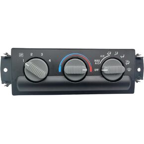 Heat A/C Temperature Climate Control Panel 16250545 for 2003-2005 Chevrolet Blazer 1999-2004 S10 1999-2002 GMC Sonoma 2003-2004 Oldsmobile Bravada- Without Heated Mirrors 09351325 15098964