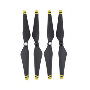 2 Pairs Propellers Durable Self-Tightening for 3 Drone Quadcopter Accessory (Yellow Edge)