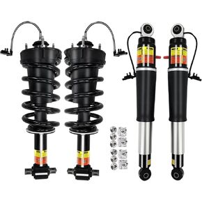 84176631 84176675 4PCS Front & Rear Shocks Struts Assembly Magnetic Ride Control Suspension Compatible with 2015-2020 Cadillac Escalade Chevy Tahoe Suburban GMC Yukon XL,84977478,580-1108