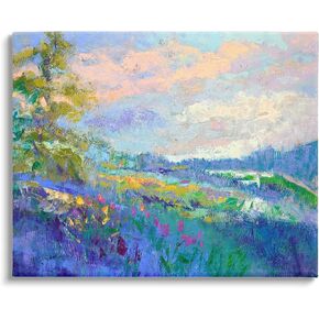 Stupell Industries Modern Hill Woodland Landscape Canvas Wall Art, Design by Dorothy Fagan