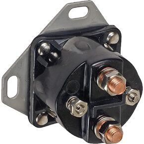 DB Electrical 240-01097 12-Volt w/Grounded Base Solenoid Compatible with/Replacement forOMC Mercury Marine 89-76416A1, 985064, 18-5801