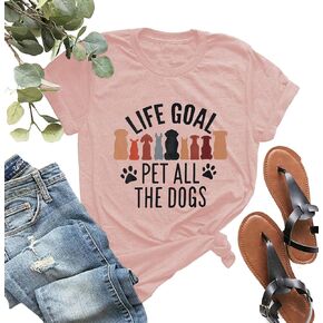 Dog Mom Tshirts Dog Lover Shirt Women Pet All The Dogs Shirts Funny Saying Letter Print Dog Mama Tee Top