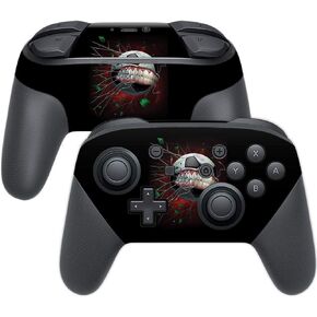 MightySkins Skin Compatible with Nintendo Switch Pro Controller - Soccer Monster | Protective, Durable, and Unique Vinyl Decal wrap Cover | Easy to Apply, Remove, and Change Styles | Made in The USA