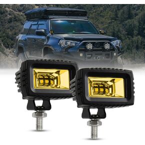 Led Pods, 20W Flood Led Light Bar, 2PCS Off Road Lights Backup Driving Lights, Fog Lamp for Truck ATV UTV SUV Boat Lights